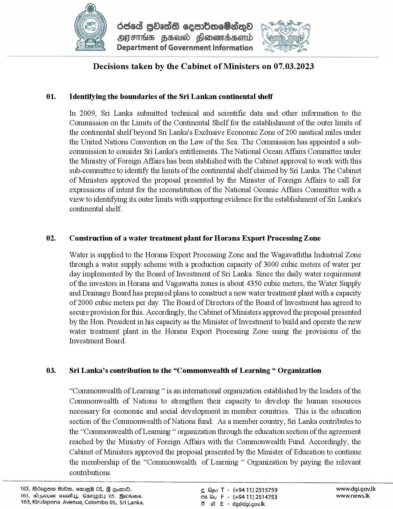 Cabinet Decision on 07.03.2023 English page 001