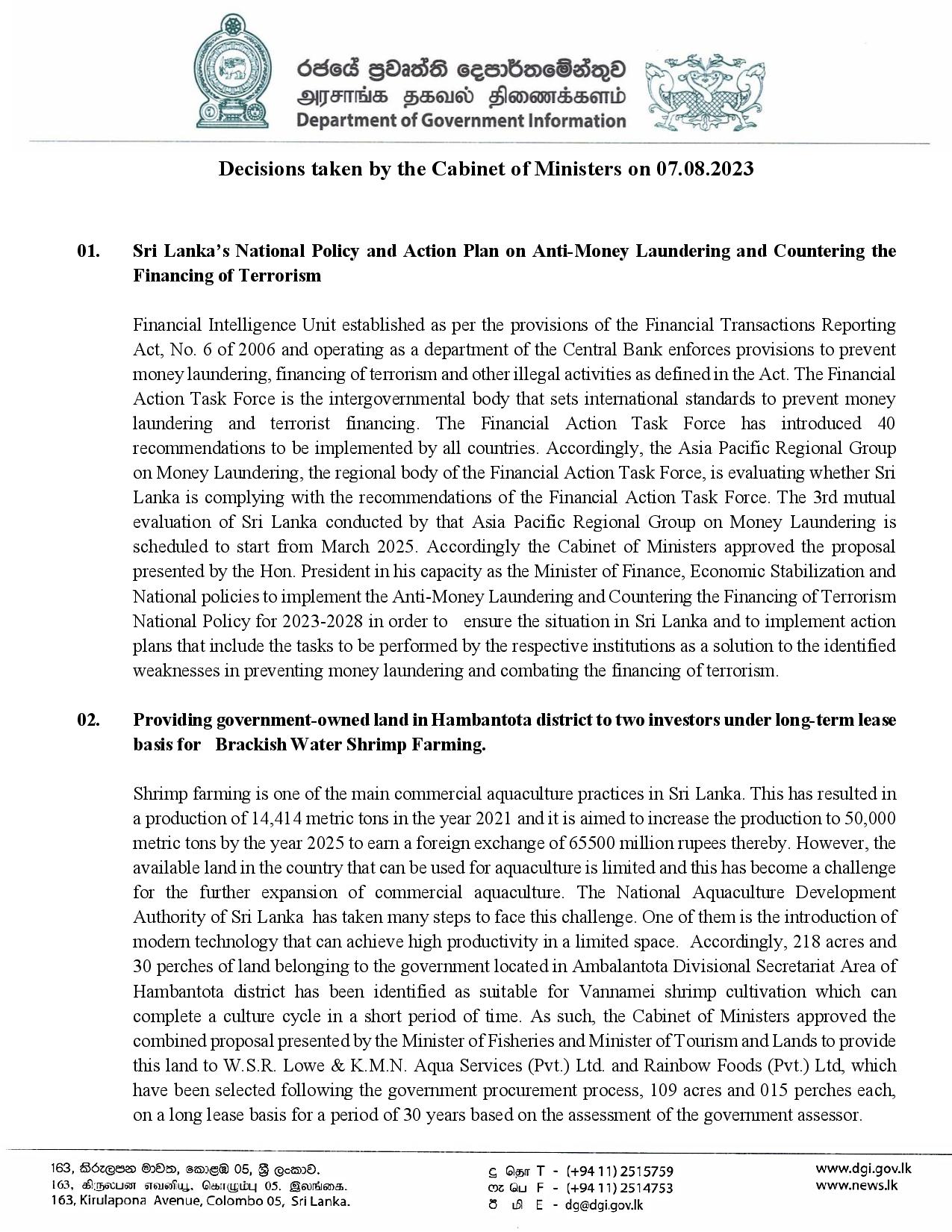 Cabinet Decision on 07.08.2023 English page 001