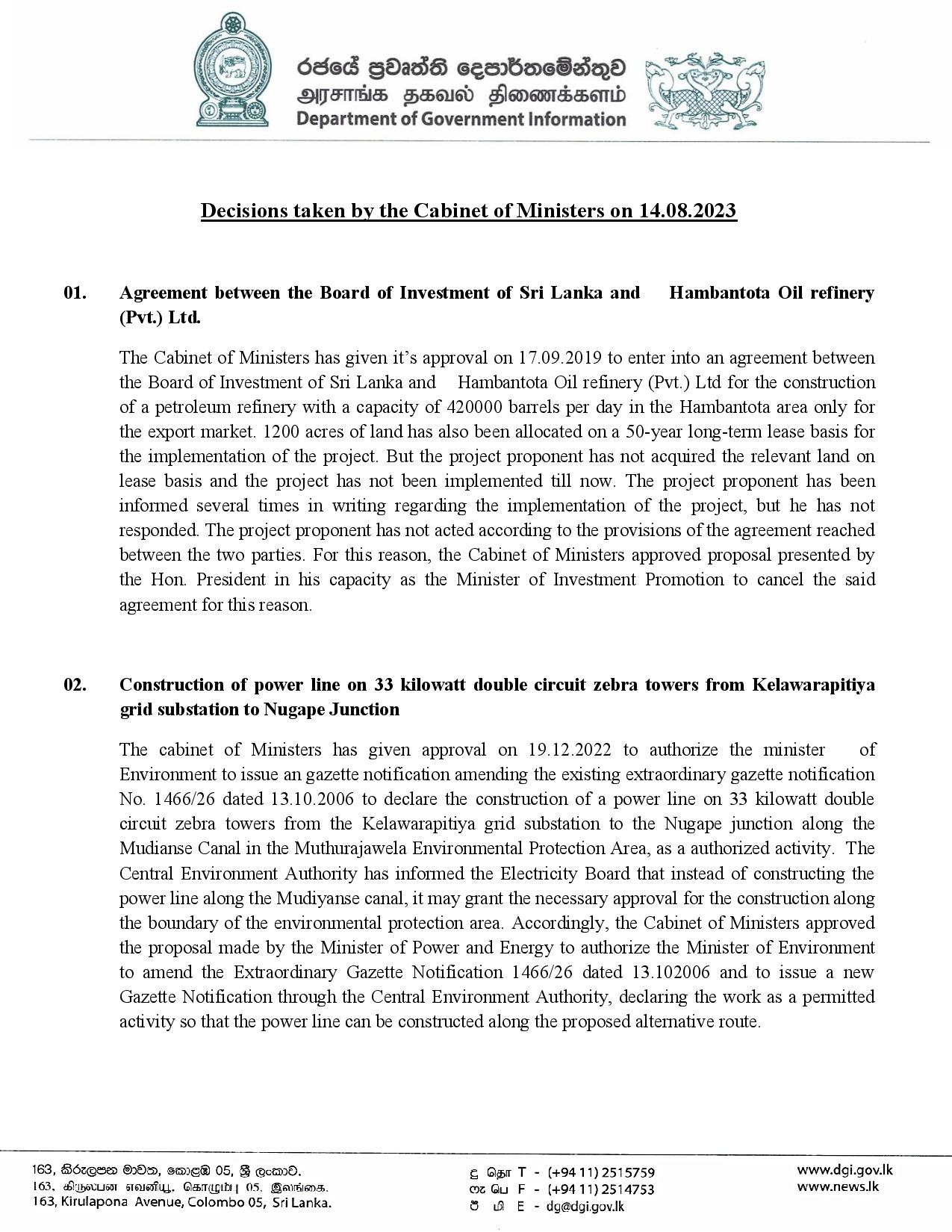 Cabinet Decision on 14.08.2023 English page 001