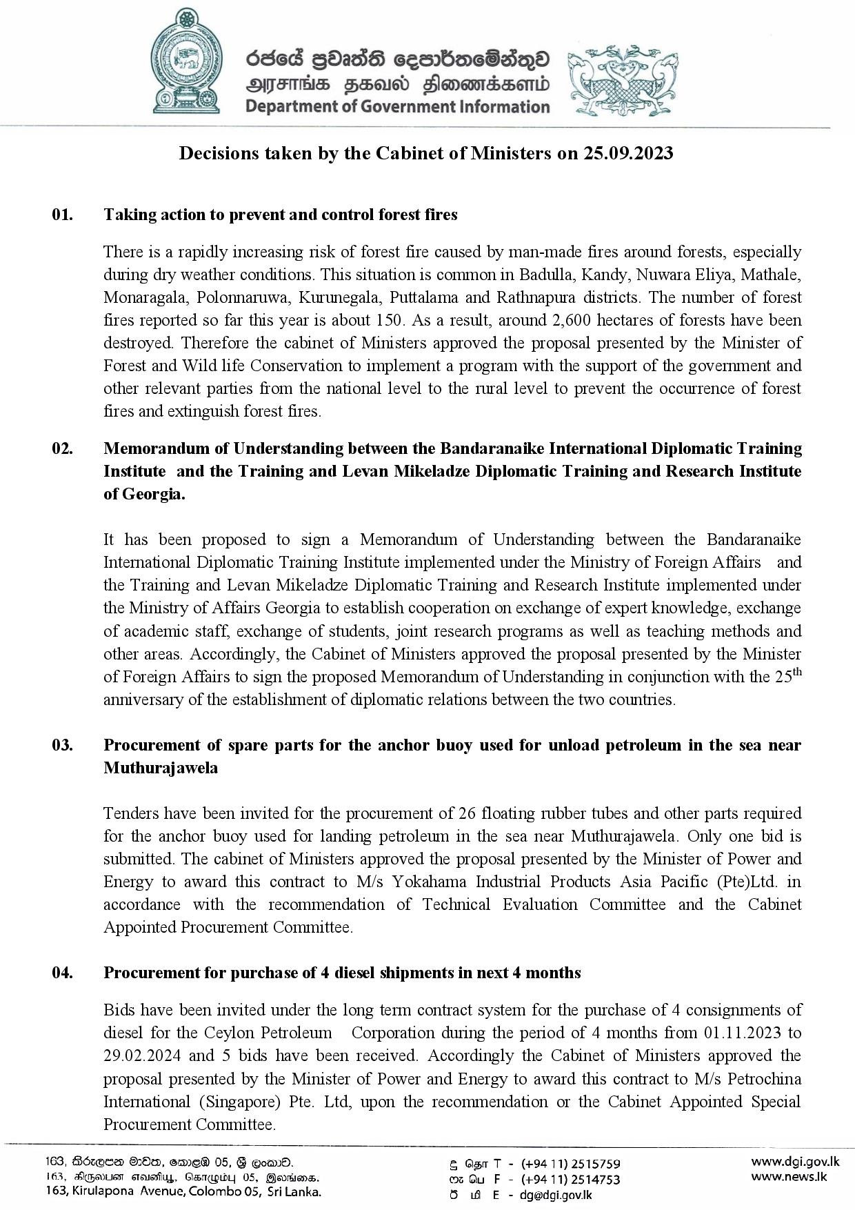 Cabinet Decision on 25.09.2023 English page 001
