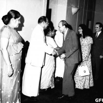 1972 Janarajaya President House Dinner 1